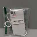 Blaspins Crossbody Lanyard Strap Case for iPhone 14, Neck Cross Body, Adjustable Holder Removable, Drop Protection Shockproof, Hands-Free Silicone Case Cover 6.1 inch, 150 cm Strap, iPhone 14 - White