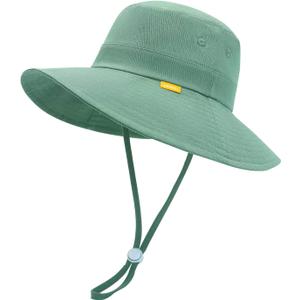 Baby Sun Hat Toddler UPF 50+ Kid Bucket Hats for Girl Summer Cap Boy Sun Protection Caps Wide Brim