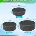 Extra Large Foldable Dog Pool Cover, Hyperzoo 107 Inch Waterproof Round Pet Pool Cover with Drawstring to Keep Leaves Out, Tear-Resistant Collapsible Dog Swimming Pool & Kiddie Pool Cover for Outdoor