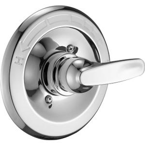 Shower Trim Kit Compatible with Delta 13/14 Series, Shower Cover Plate with Handle (Valve& Catridge Not Inclued), Chrome