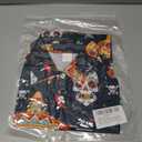 Halloween Button-Down Shirt - Stylish and Comfortable Men's Hawaiian Shirt (Blue, S)