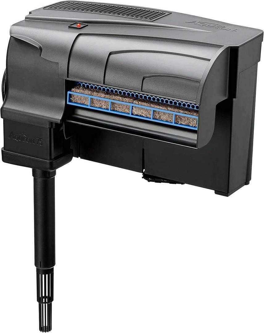 Aqueon QuietFlow 75 LED PRO Aquarium Fish Tank Power Filter For Up To 90 Gallon Aquariums