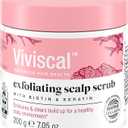 Viviscal Exfoliating Scalp Scrub, Clarifying Scrub with Biotin & Keratin, Promote Fuller & Healthier Hair Growth, Gentle Exfoliating Scalp Treatment, 200g (7.05 oz.)