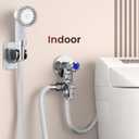 Dog Shower Attachment, Pet Shower Set with 9.84ft Hose, 3-mode Handheld Dog Shower Head, Pet Shower Attachment, No Drill Hook, Pet Bathing Tool (White)