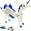 Collision Transforming Unicorn Car Toy  2 Cars Crash & Transform into Unicorn Robot Toys for Kids  Fun Gift for Boys & Girls, Birthday & Christmas