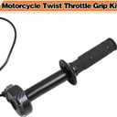 Surron Throttle Handle Kit, Electric Dirt Bike Full Twist Throttle, Replacement for Surron Light Bee X, Light Bee S and LBX, Segway X160 and X260, E-Ride Pro S (Carbon Fiber)