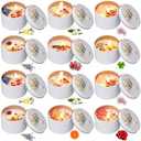Threlaco 12 Pcs Bridesmaid Gift Scented Candles Bridesmaid Proposal Candle Soy Wax Flower Candles Sets for Women Gift Maid of Honor Wedding Bridal Shower Favors for Guests(Elegant Color)