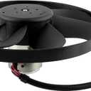 Engine Radiator Cooling Fan Assembly for Audi TT 2000-2004, TT Quattro 2000-2002 & for Volkswagen Clasico 2011-2014, Golf 1999-2004, Jetta 1999-2005, Left Side, Replace# 6X0959455F