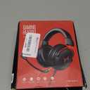 DEEBOX Gaming Headset for PS5 PS4 Xbox One Switch, Gaming Headphones with Microphone for PC Mac Laptop Computer Gamer (Red)