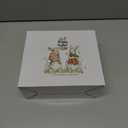 Hodao Easter Bunny Decorations Spring Home Decor Bunny Figurines Gifts (Easter Gray Rabbit 2pcs)