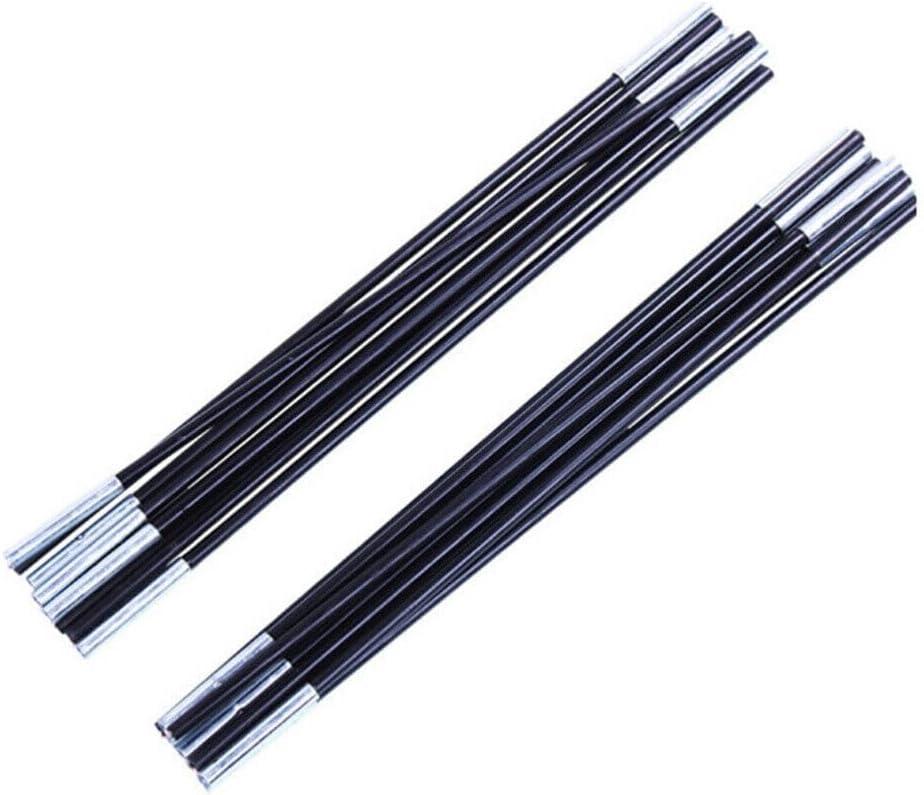 Happy Travel Fiberglass Flexible Tent Poles Replacement Kit, 2 Sections, Black Happy Travel Fiberglass Flexible Tent Poles Replacement Kit, 2 Sections, Black