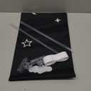 LazBlinds 100% Blackout Roller Shades, No Tools No Drill Cordless Blinds for Windows, Thermal Insulated UV Protection Privacy Window Shades for Bedroom (35''W x 72''H, Stars)