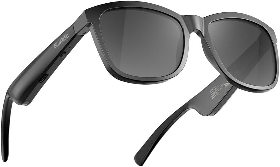 Smart Glasses | Bluetooth Glasses | 34g Ultra-Light Frame for Outdoor | Unisex Polarized UV400 Lenses | Hands-Free Calls, Music & Voice Control | 8-10H Battery USB-C Charging