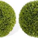 Garvee 19.6 in Artificial Topiary Balls Set of 2 for Indoor and Outdoor, Hanging Plant Balls for Backyard Balcony Garden Home Decor
