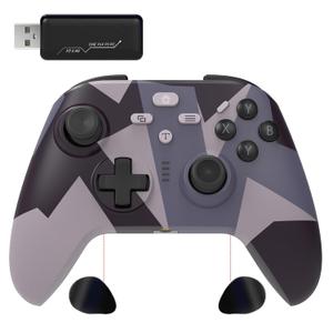 BETMI Wireless Controller for Xbox one/Series X|S/Windows 10/11, 2.4GHz Gaming Gamepad with Hall Effect Joystick, Back Button, Marco/Turbo/Dual Vibration, 3.5mm Audio Jack (Black/Gray/Gray1)