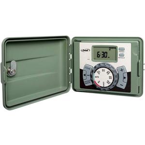 Orbit 57894 4-Station Outdoor Swing Panel Sprinkler System Timer (Green)