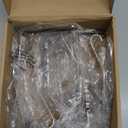 Loncaster Christmas Stocking Holders for Mantle Set of 6, Colorful Stocking Hangers Stocking Holder for Mantel Fireplace, 6 Pack Non-Slip Stocking Hooks for Christmas Party Decorations