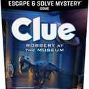 Hasbro Gaming Clue Board Game Robbery at The Museum, Escape Room Game, Murder Mystery Games, 1-6 Players, 10+