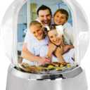 Neil Enterprises Inc. Mini Photo Snow Globe with Silver Base