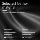 Premium Leather Car Seat Gap Filler Organizer Universal Center Console Organizer with Card Slots for Suv Truck (Black, 2 Pack) Car Seat Storage Box for Phone,Keys,Glasses,Card Car Interior Accessories