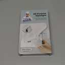 MR.SIGA Multi-Purpose Silicon Squeegee for Window, Glass, Shower Door, Car Windshield, Heavy Duty Window Scrubber, Includes Suction Hook, 10 inch, White & Black, 1 Pack