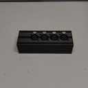 3Pin XLR 1 Male to 4 Female Splitter Converter, 4Way XLR Single Input to Four Output Parallel Connection Adapter, One Input to 4 Output Audio DMX Adapter