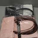 Geelin 30 Pack Flower Paper Gift Bag - Bouquet Portable Rectangle Flower Handbag Waterproof Box with Handles for Arrangements - Wedding Gift Florist Bag for Valentines (Red, Orange, Blue)