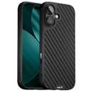 Mous for iPhone 17 Case, Compatible with MagSafe - Limitless - Protective Carbon Fibre Cover for iPhone 17 - Shockproof, Full Camera Protection, Anti-Scratch Back, Black