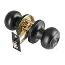 NCSEN Black Door Knobs Interior Keyless, Door Knobs for Bathroom & Bedroom, Matte Black Privacy Door Knob