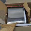 Kismile Nugget Ice Makers Countertop,Portable Ice Machine with Crushed Ice, 35lbs/Day,Self-Cleaning,One-Click Operation for Home Use(Silver)