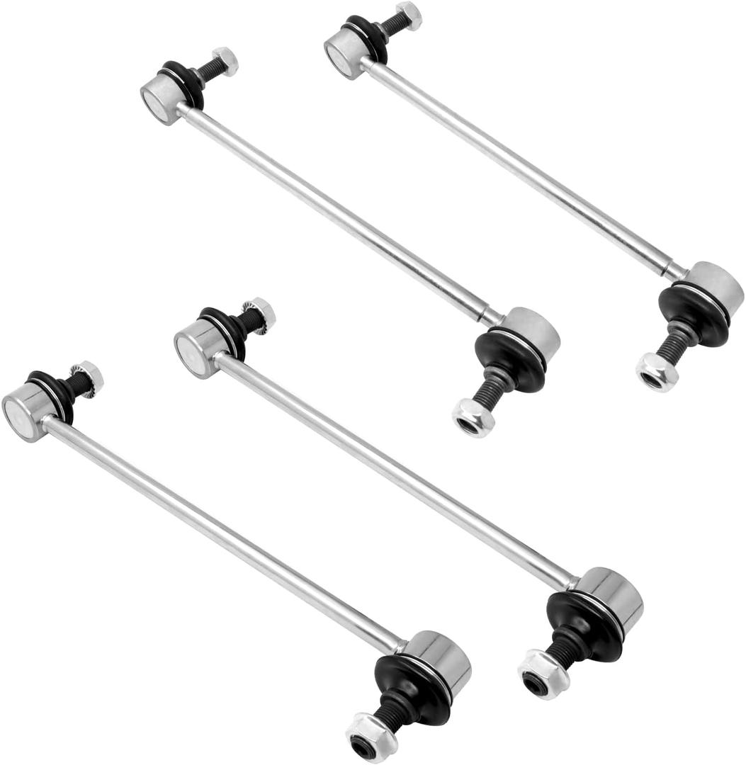 4Pcs Suspension Kit Front & Rear Sway Bar Links Stabilizer Bar Links Kit, Compatible with Toyota Camry Highlander Avalon Venza, Lexus ES300 ES330 RX330 RX350 RX400h, Replaces K90344 K90345