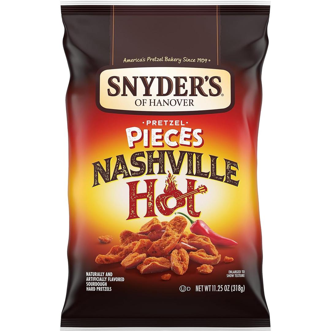Snyder's of Hanover Pretzel Pieces, Nashville Hot, 11.25 Oz