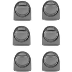 6pcs Rubber Seal Replacement Stopper Compatible with Owala FreeSip, Silicone Lid Top Gasket for Owala 16/24/25/32/40oz,Reusable Cap Stopper Cover Plug Leak-Proof Parts Fit for Owala Lids (Grey)