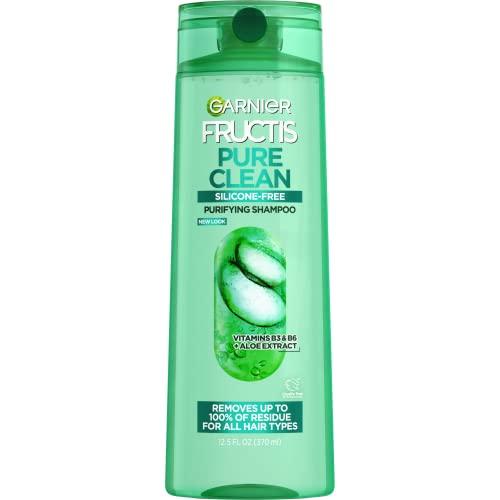 Garnier Fructis Pure Clean Purifying Shampoo, Silicone-Free, 12.5 Fl Oz, 1 Count  