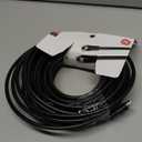 GE RG6 Coax Cable, 50ft, F-Type Connectors, Screw-On Installation, No Tools Required, Black 33600