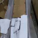 38x84 Inch White Sliding Barn Door Slab with 6.6ft Hardware Kit Included, 5-Panel, MDF Wood Panel Covered with Water-Proof Scratch-Proof PVC Surface, Simple DIY Assembly