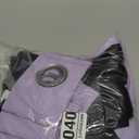 Yakamok 100% Blackout Curtains for Bedroom 36 Inch Length, Lilac Total Light Blocking Drapes with Black Backing, Thermal Insulated Solid Grommet Panels for Kitchen, 52Wx36L, 2 Panels