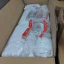 6 Pack Teepee Tent for Kids,Collapsible Kids Teepee Tent with 10 Ft String Lights,White Kid Teepee Boys Girls Indoor Outdoor Slumber Party Sleepover Party