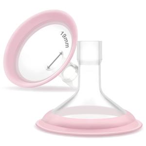 Maymom 19mm MyFit Shields, Pano Series; Compatible with Medela Breast Pump- PersonalFit, Freestyle, Harmony, Maxi, Freestyle Flex Connector; Connect to Maymom Widemouth/Narrow Connector, 2pcs