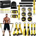 HOXWC Heavy Pilates Equipment, Portable Pilates Bar Kit with Resistance Bands, Professional Adjustable Squat Workout Equipment for Men, Home Gym Muscle Strength Training, Full Body Exercise