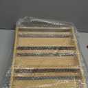 Bamboo Spice Rack Organizer - 3 Tier Foldable Wooden Spice Rack for Countertop, Cabinet & Drawer- Organic Bamboo-Extra Sturdy Wooden Spice Shelf, No Spice Jars Included