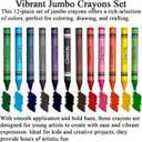 Fuxi Easter Basket Stuffers, Art Supplies for 9-12 | Art Set with 60-Sheet (73lb/120gsm) Sketch Book, Jumbo Colored Pencils & Crayons. (10" x 8" (Pack of 1), Satind Black)