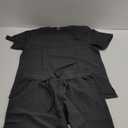 Scrubs for Women Set Medical Uniform - Stretch Slim Fit V-Neck Scrub Top & Jogger Pant with 9 Pockets, Size M