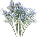 Baby's Breath Artificial Flowers, 6 Pcs Real Touch Flowers Artificial Bulk Bouquets for Wedding Floral Party Home Decoration 20.8" Blue