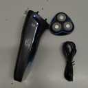 Snapbuy Electric Razor for Men, Snapbuy Electric Razor Pro of Father, 4D Floating Head Rotary Shaver, Ipx7 Waterproof Electrical Razors, Wet & Dry Fast Charging Electrical Shaver LCD Display (Blue)