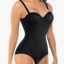 BRABIC Bodysuit Shapewear for Women Tummy Control Dress Backless Bodysuit Tops Body Shaper with Built-in Bra M