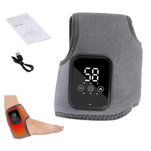 FEELNOW 1PCS Foot Massager for Neuropathy, Portable Triple Method Ankle Wrap with 3 Vibration Modes, Massager for Heel, Arch & Ankle Relief