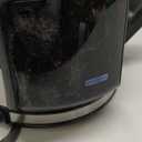 Gourmia Electric Programmable Glass Kettle  1.7L Temperature Control Tea & Coffee Kettle with Digital Touch Display, 6 Presets, Keep Warm, Removable Stainless Steel Infuser, 360 Swivel Base  Black