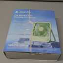 JISULIFE Desk Fan Battery Rechargeable, 4500mAh 180Foldable Portable Personal Fan, 4 Speeds Adjustable Long Battery-life for Home Office Travel Outdoor Gifts for Women Men-Green