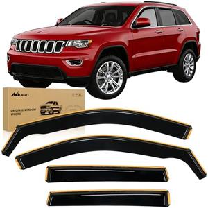 Amazon.com: Nilight in Channel Rain Guards for Jeep Grand Cherokee 2011 2012 2013 2014 2015 2016 2017 2018 2019 2020 Vent Window Visors-4pcs : Everything Else